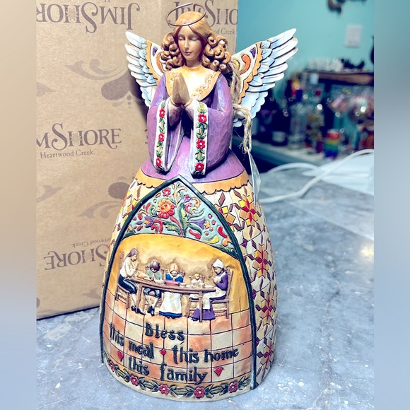 A Prayer For Thanksgiving-Angel - Boxed Thanksgiving by Jim Shore
